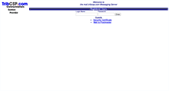 Desktop Screenshot of mail.tribcsp.com