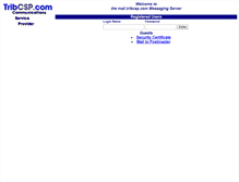 Tablet Screenshot of mail.tribcsp.com